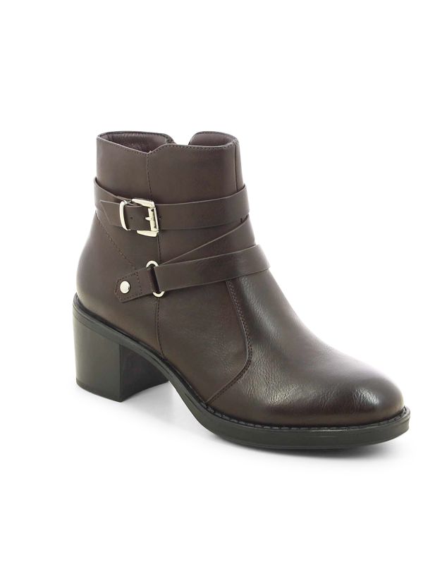 מגפוני עקב לנשים עם רצועה דקה ואבזם