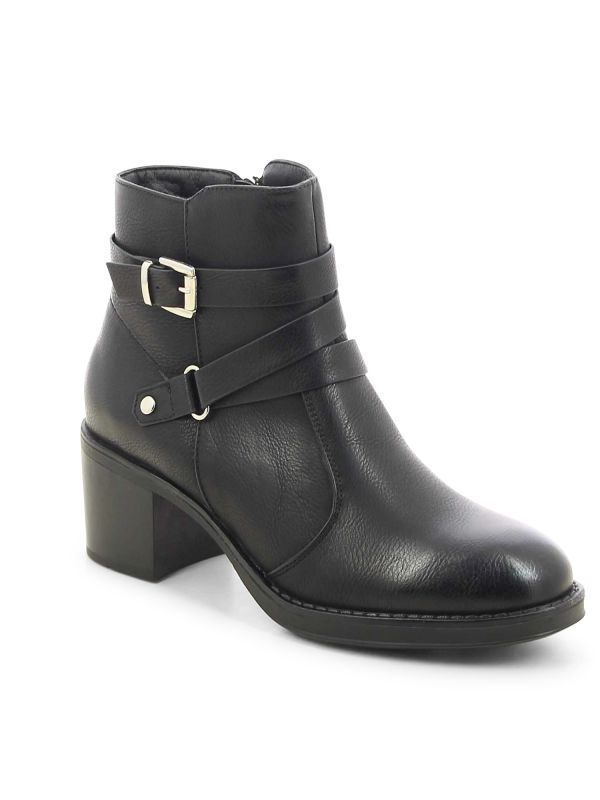 מגפוני עקב לנשים עם רצועה דקה ואבזם