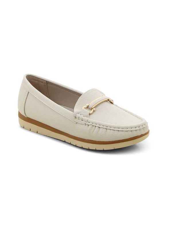 נעלי מוקסין עם אבזם לנשים