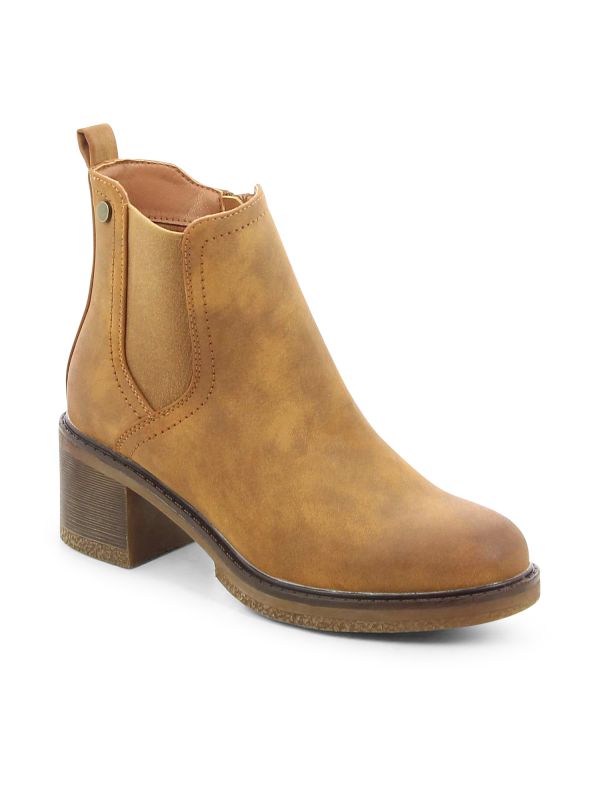 מגפוני צ’לסי עם עקב לנשים