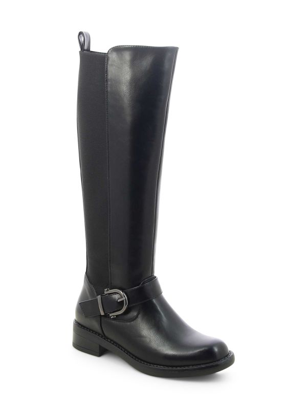 מגפי נשים קלאסיים עם אבזם