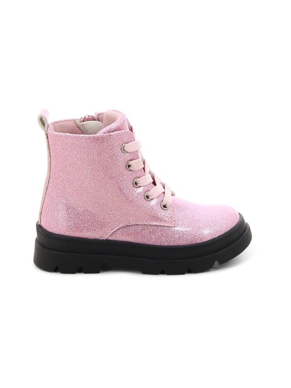 נעליים צבאיות מבריקות לילדות