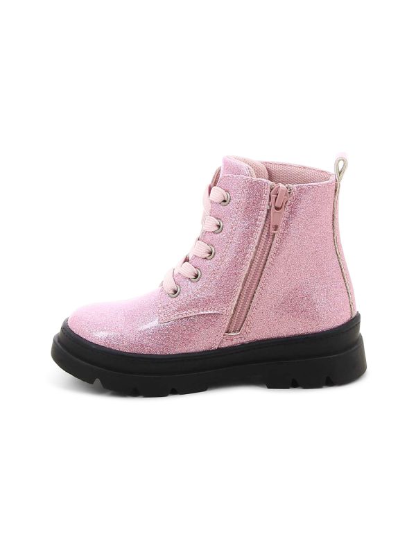 נעליים צבאיות מבריקות לילדות