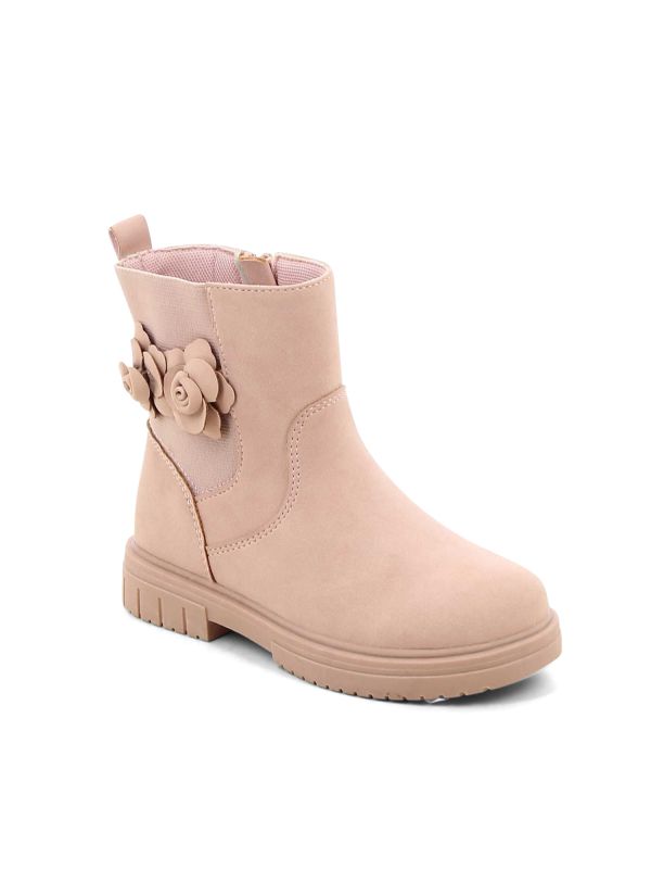 מגפוני צ’לסי עם פרח לילדות