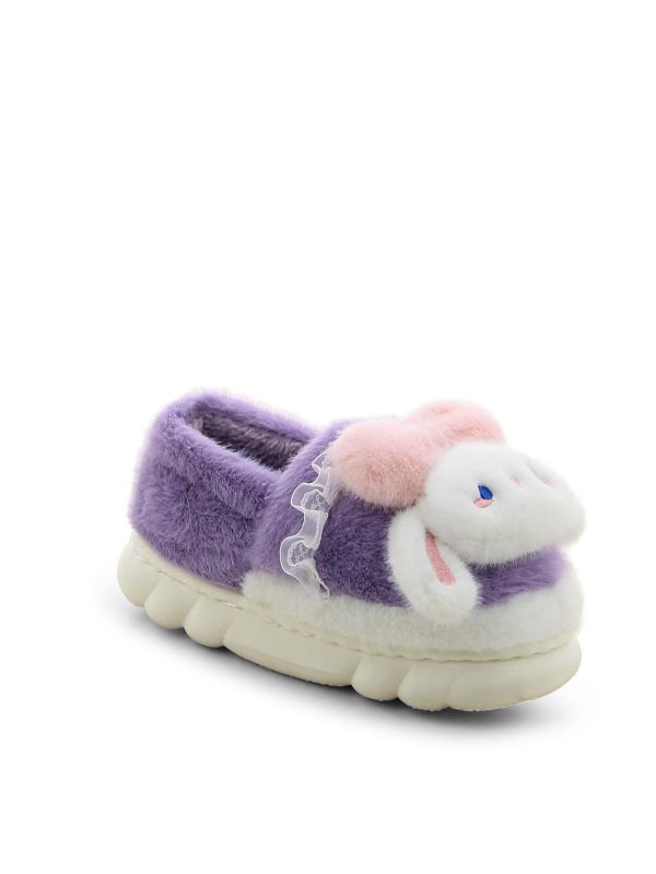נעלי בית סגורות ארנב לילדות