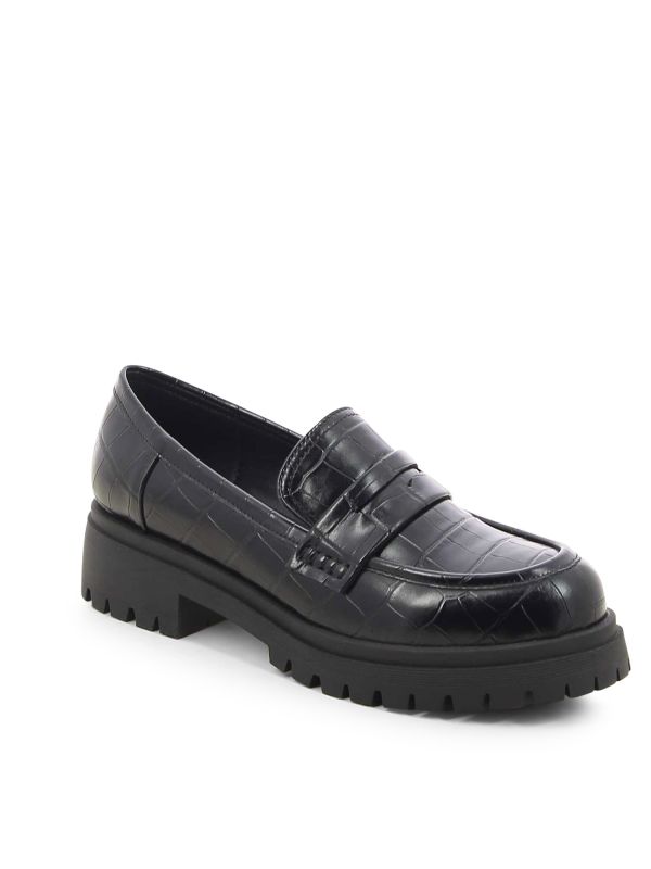 נעלי מוקסין בדוגמת נחש לנשים