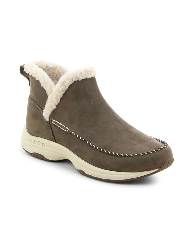 מגפוני נשים ספורטיביים עם פרווה