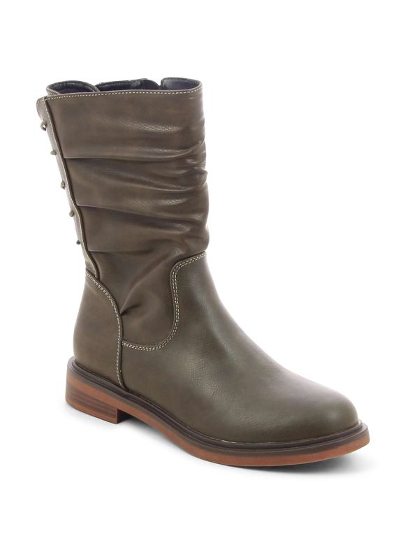 מגפוני נשים עם שרוך אחורי