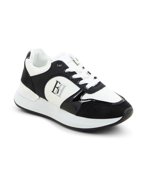 נעלי סניקרס שחור לבן לנשים