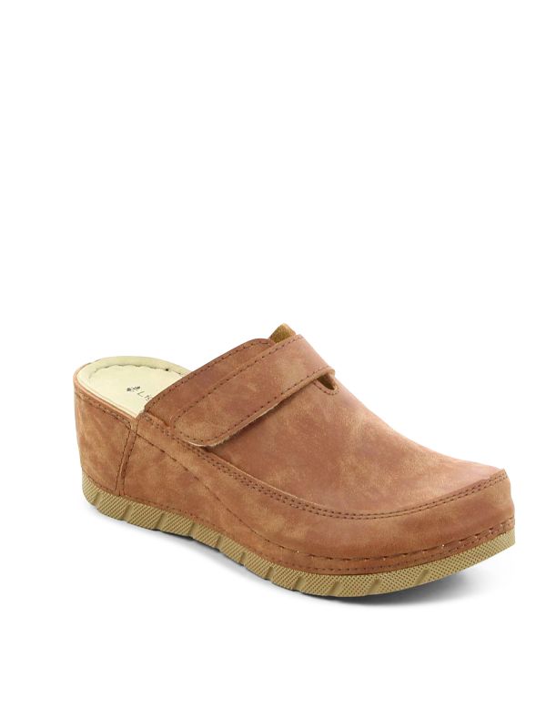 כפכפי נשים עם עקב רוקי גבוה