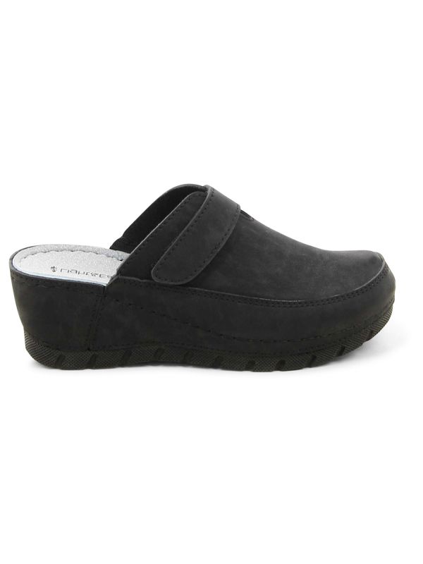 כפכפי נשים עם עקב רוקי גבוה