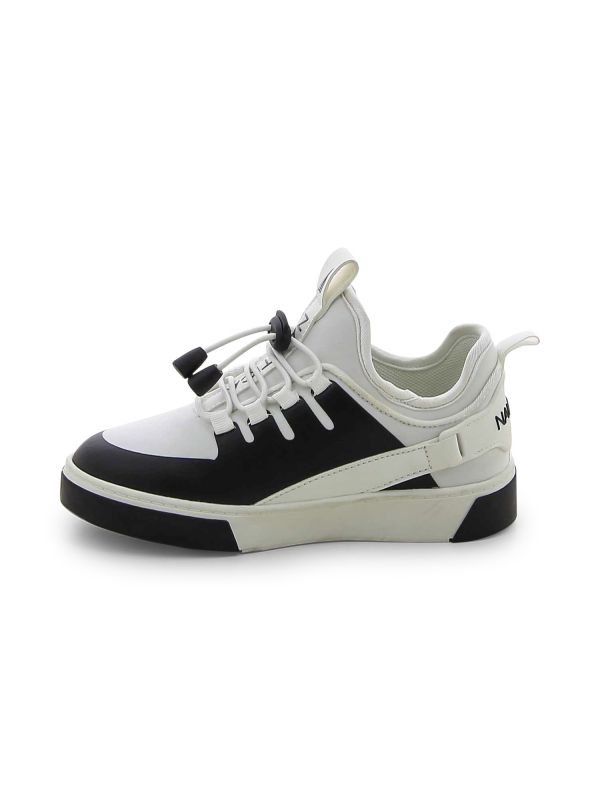 נעלי סניקרס NAUTICA שחור לבן לילדים