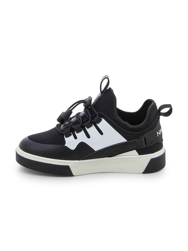 נעלי סניקרס NAUTICA שחור לבן לילדים