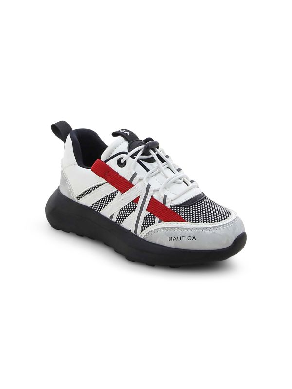 נעלי סניקרס NAUTICA אדום לבן לילדים