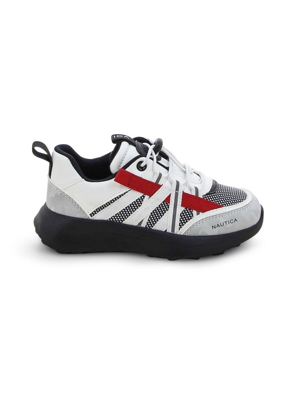 נעלי סניקרס NAUTICA אדום לבן לילדים
