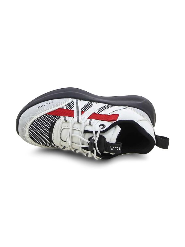 נעלי סניקרס NAUTICA אדום לבן לילדים