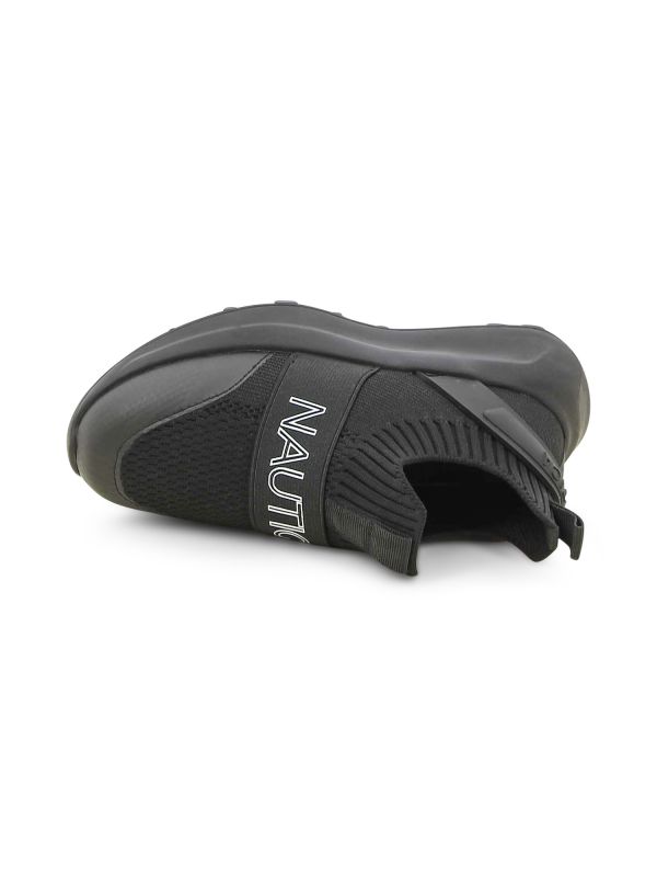 נעלי סניקרס גרב עם רצועת לוגו NAUTICA לילדים