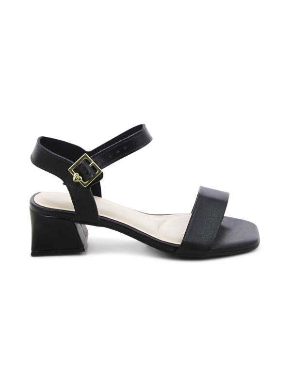 סנדלי רצועות עם עקב לילדות