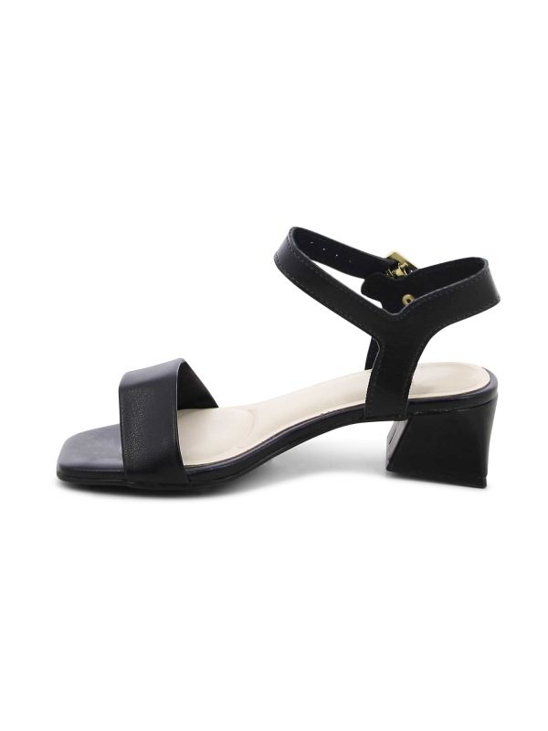 סנדלי רצועות עם עקב לילדות