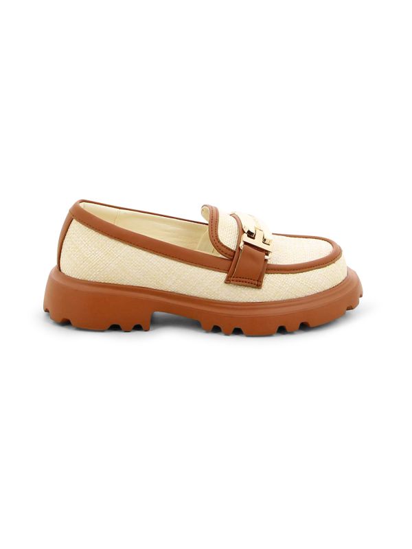 נעלי מוקסין קלועות לילדות