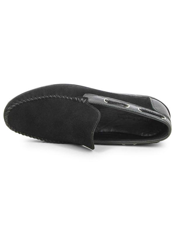 נעלי מוקסין זמש לגברים