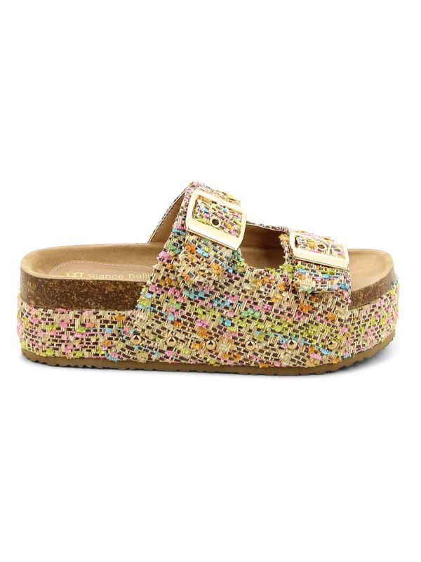 כפכפי פלטפורמה עם רצועות לנשים