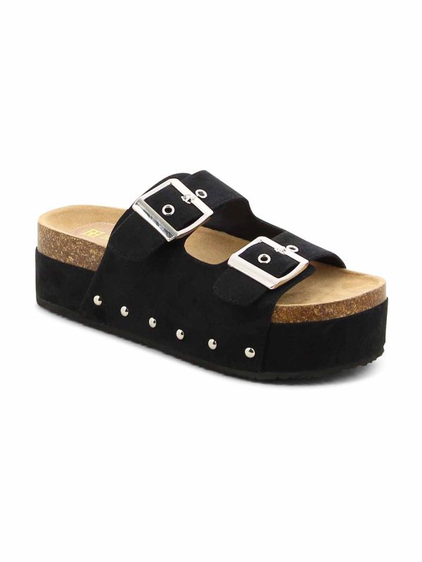 כפכפי פלטפורמה עם רצועות לנשים