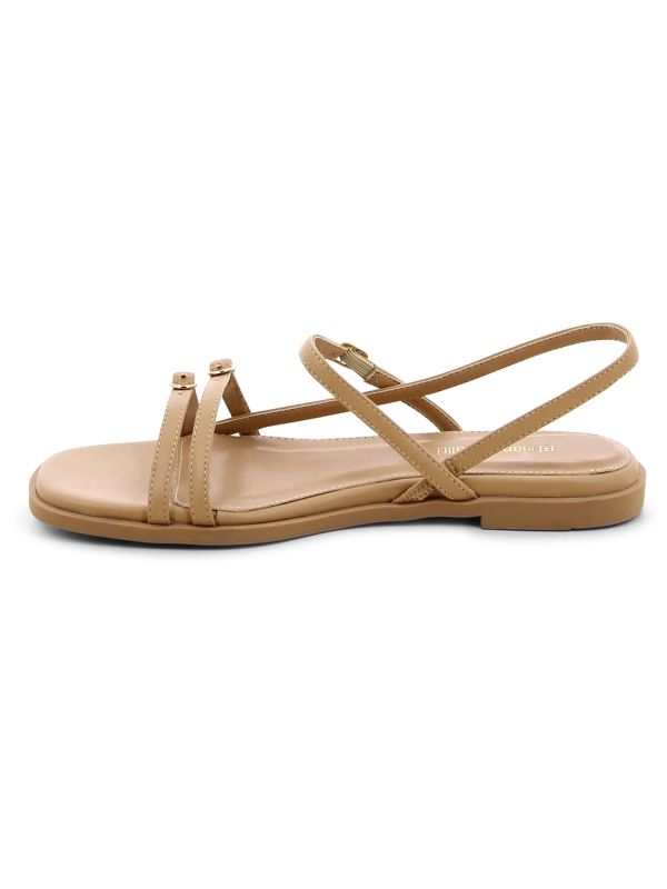 סנדלים שטוחים עם רצועות לנשים