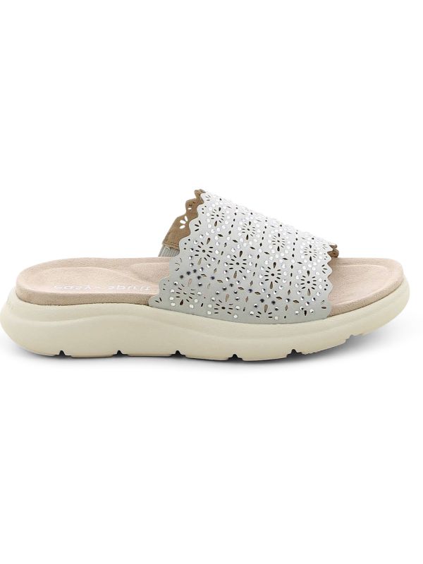 כפכפי נוחות רצועה עם אבנים לנשים