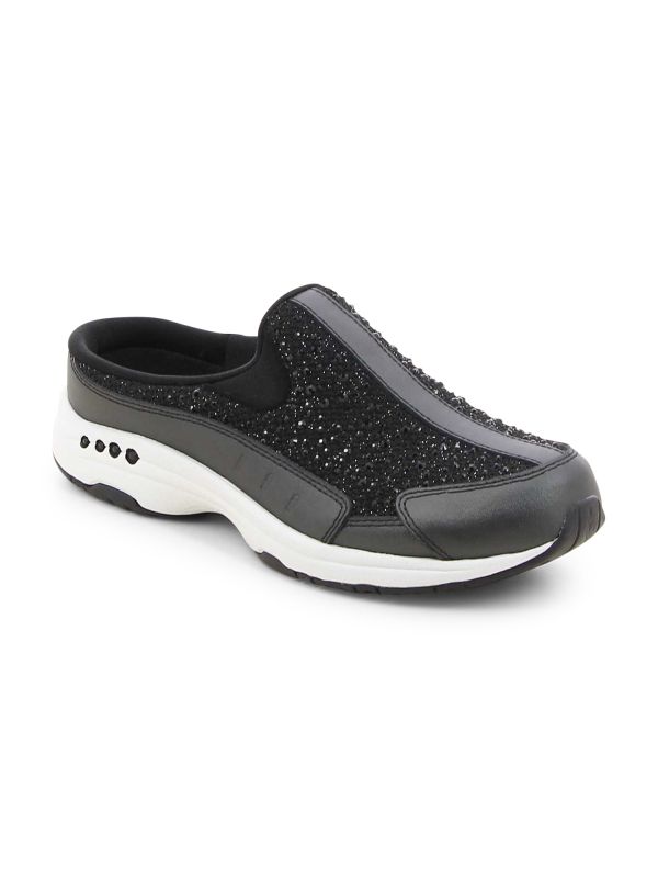 כפכפי נוחות ספורטיביים עם אבנים לנשים