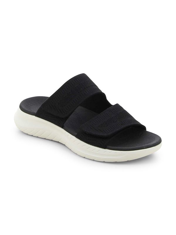 כפכפי רצועות וולקרו עם סוליה מוגבהת לנשים