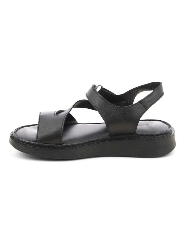 סנדלי פלטפורמה רצועות מוצלבות לנשים