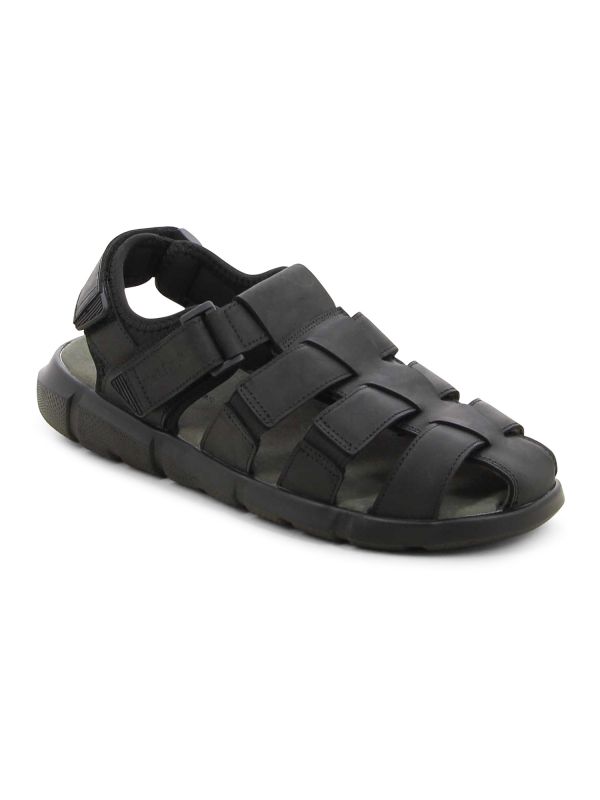 סנדלים קלועים עם גומי לגברים HUSH PUPPIES