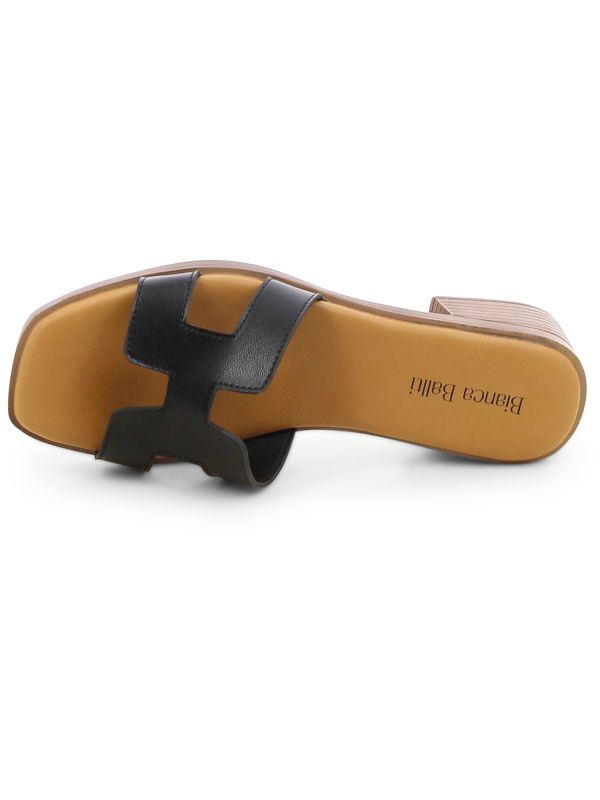 כפכפי עקב רצועת H לנשים