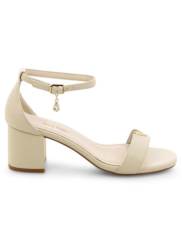 סנדלי עקב עם תליון לנשים