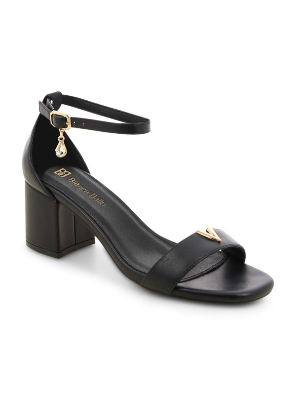 סנדלי עקב עם תליון לנשים