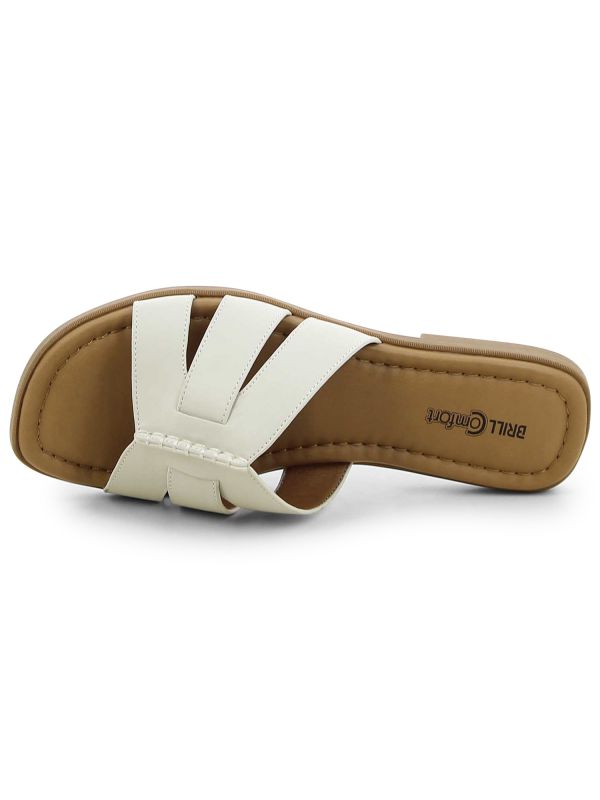 כפכפים שטוחים עם רצועה מוצלבת לנשים