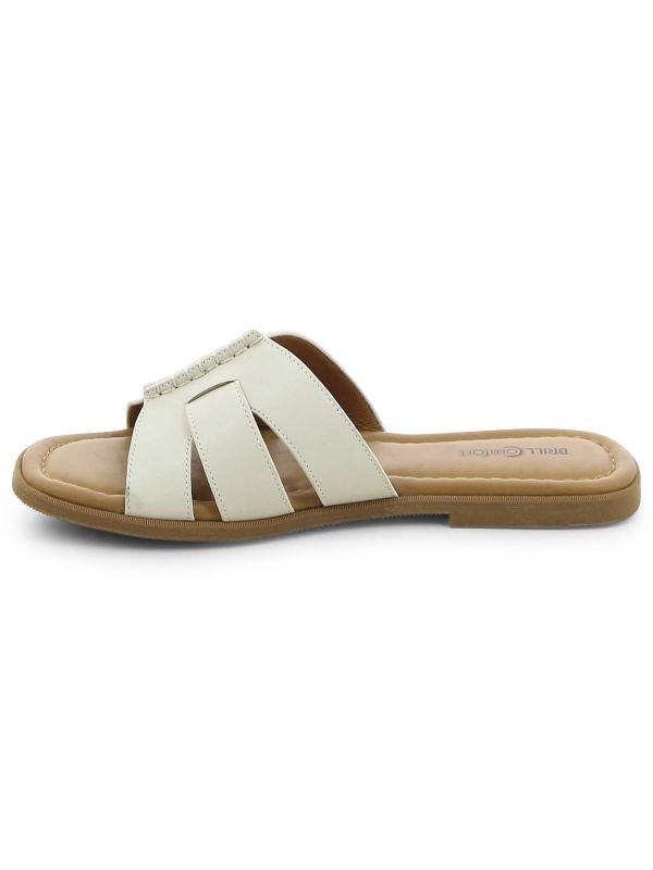 כפכפים שטוחים עם רצועה מוצלבת לנשים