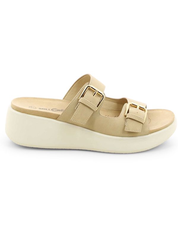 כפכפי נוחות עם רצועות עבות לנשים