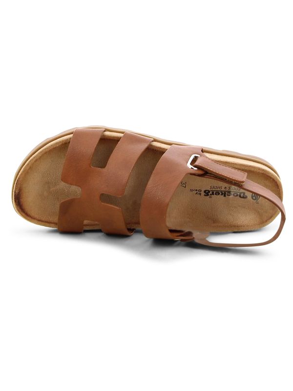 סנדלי וולקרו שטוחים DOCKERS לנשים