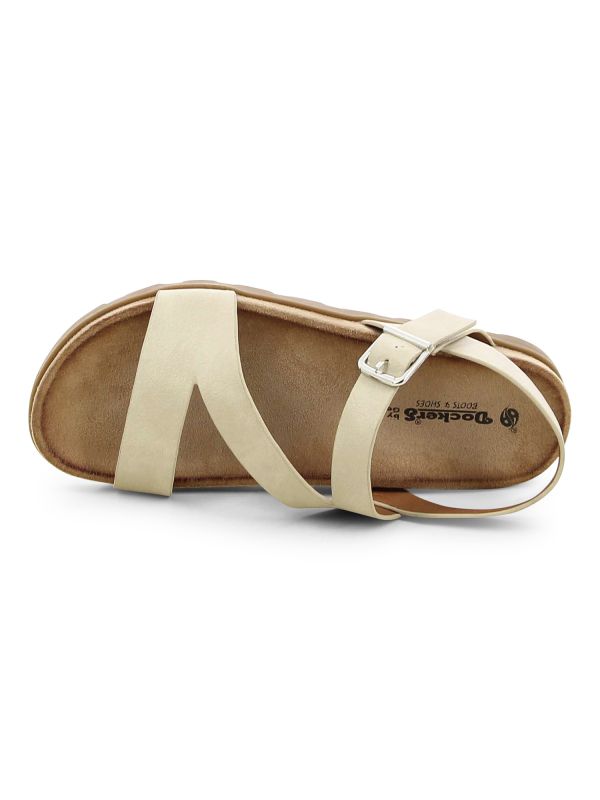 סנדלי רצועות שטוחים לנשים