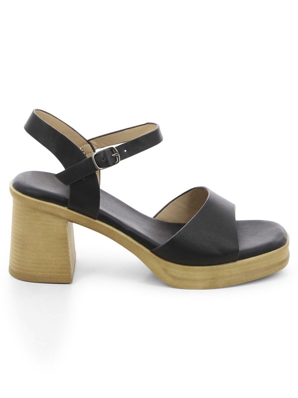 סנדלי עקב עץ לנשים