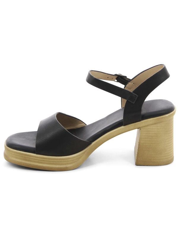 סנדלי עקב עץ לנשים