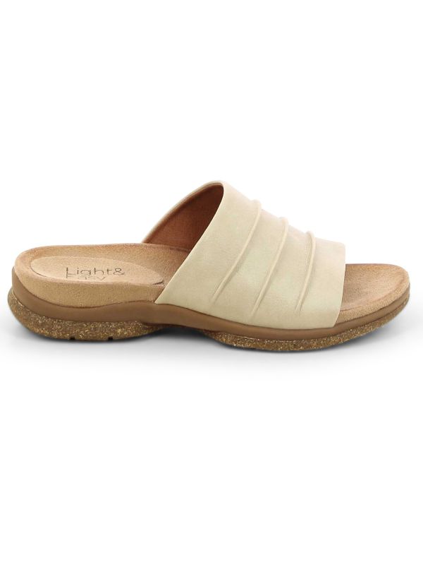 כפכפי נשים שטוחים עם רצועה עבה