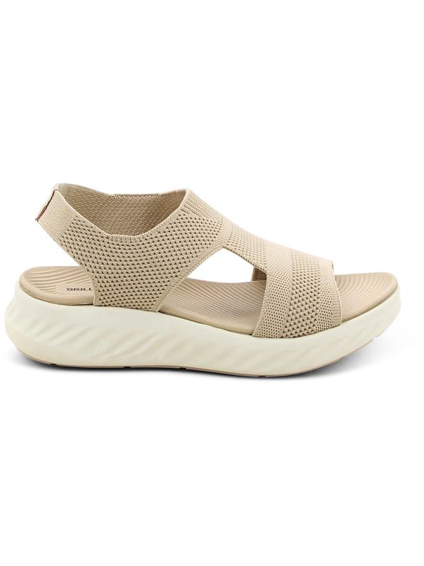 סנדלי נוחות מחוררים עם עקב רוקי לנשים