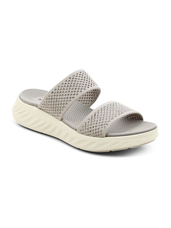 סנדלי נוחות מחוררים עם עקב רוקי לנשים