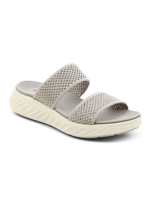 סנדלי נוחות מחוררים עם עקב רוקי לנשים