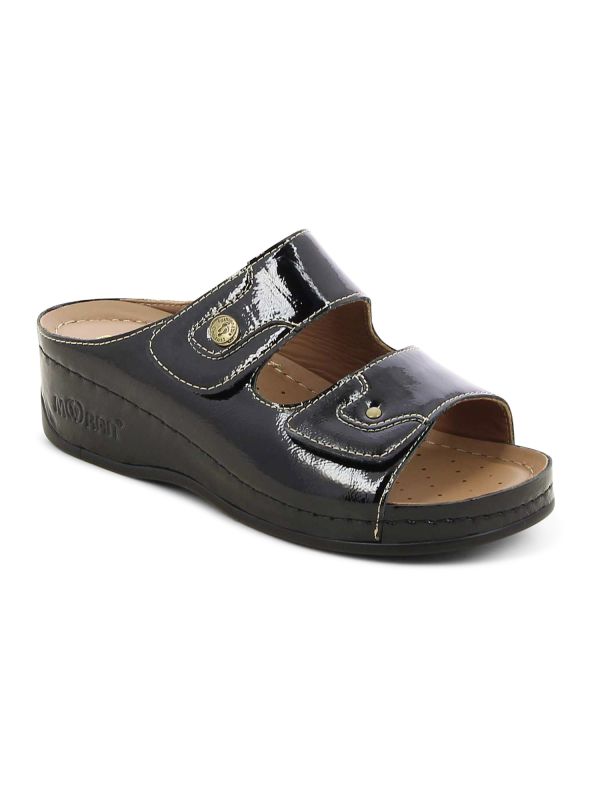 סנדלי נוחות עם עקב רוקי לנשים