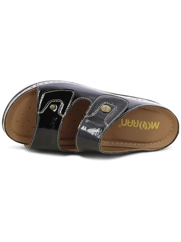 סנדלי נוחות עם עקב רוקי לנשים