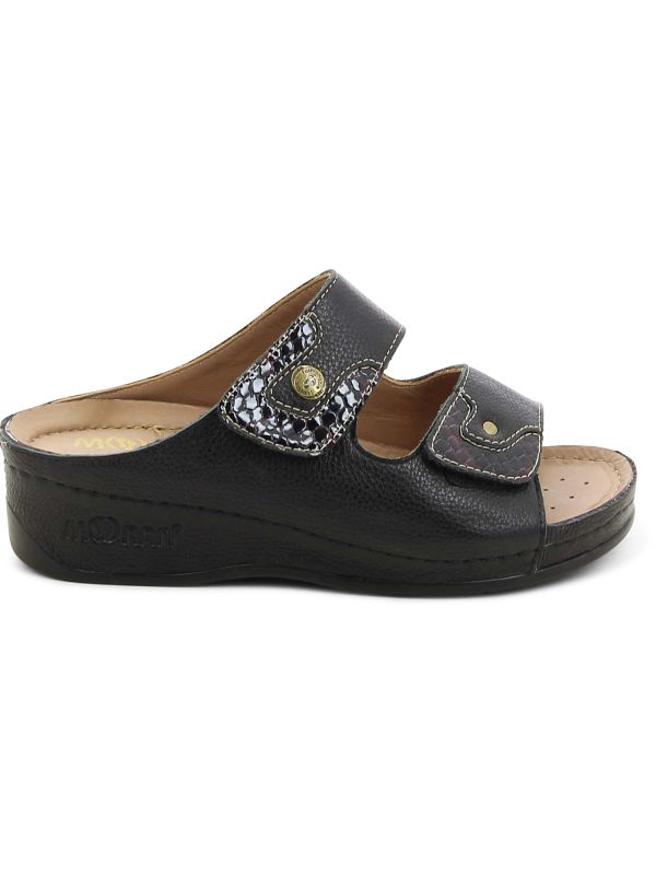 סנדלי נוחות עם עקב רוקי לנשים